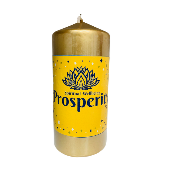 Prosperity Gold Candle