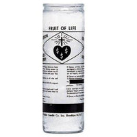 Fruit of Life Glass Candle