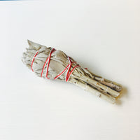 White Californian Sage Smudge Stick - SMALL