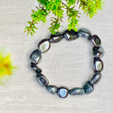 Hematite Chunky Crystal Bracelet