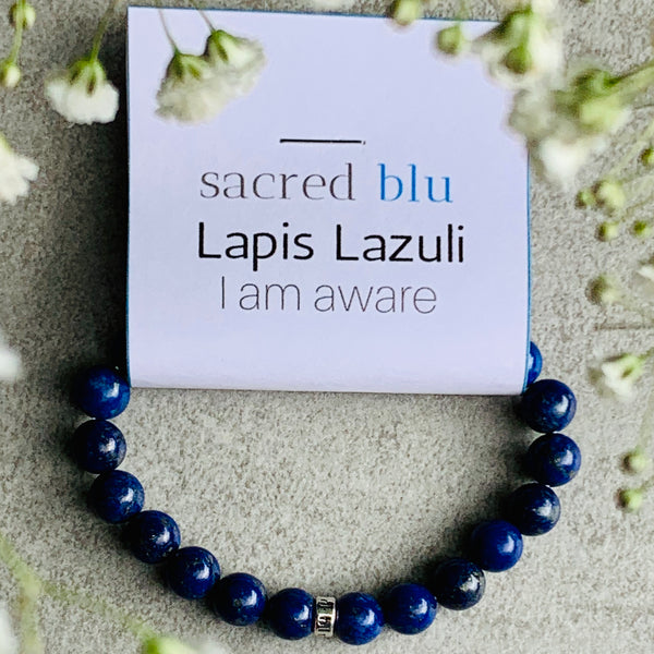 Lapis Lazuli Crystal Bracelet by sacred blu