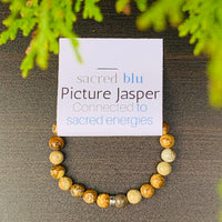 Picture Jasper Crystal Bracelet