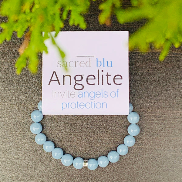 Angelite Crystal Bracelet