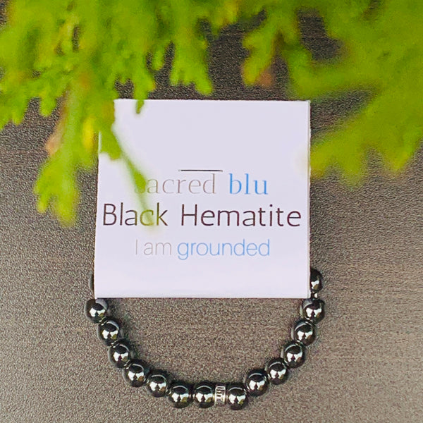 Black Hematite Crystal Bracelet