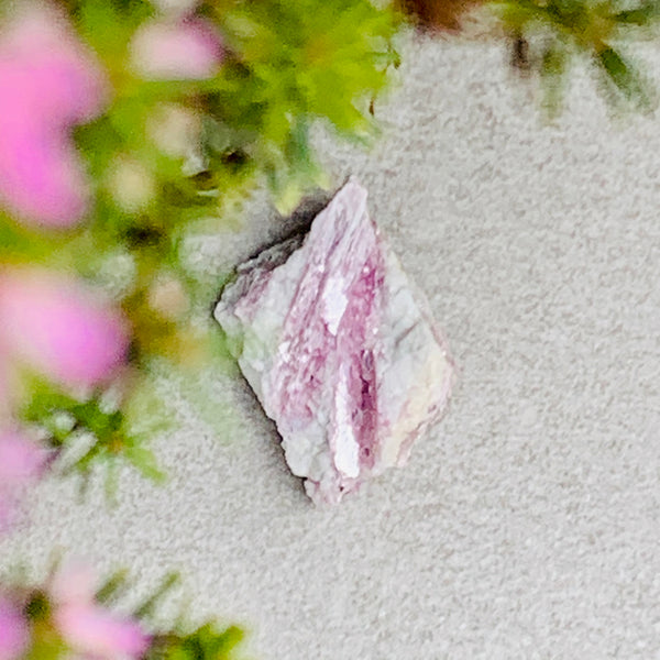 Pink Tourmaline Raw Crystal