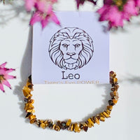 Leo Crystal Bracelet - TIGER'S EYE