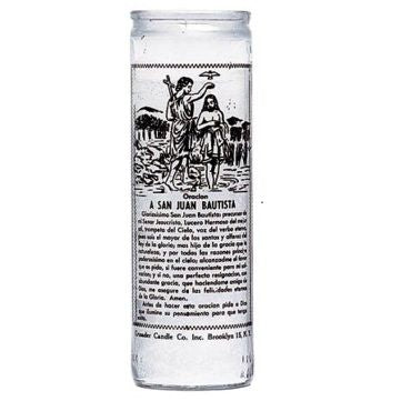 John the Baptist - 7 Day Glass Candle