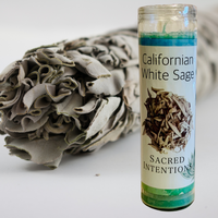 White Californian Sage Scented Candle