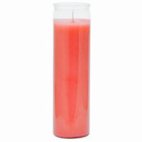 7 Day Colour Glass Candles