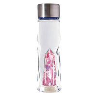 ROSE QUARTZ AND ROCK CRYSTAL Drinking Bottle