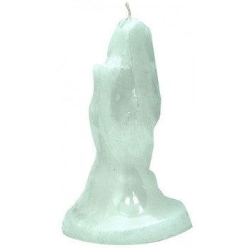 Praying Hands Candle - White for peace and thanksgiving