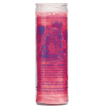 St. Raphael - 7 Day Glass Candle